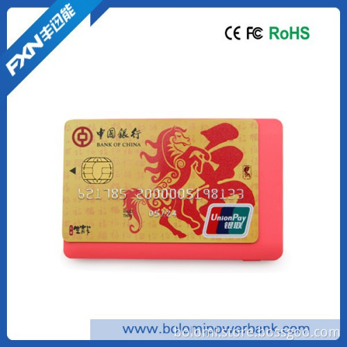2500mah ultra thin power bank with lithium polymer battery for mobile phones